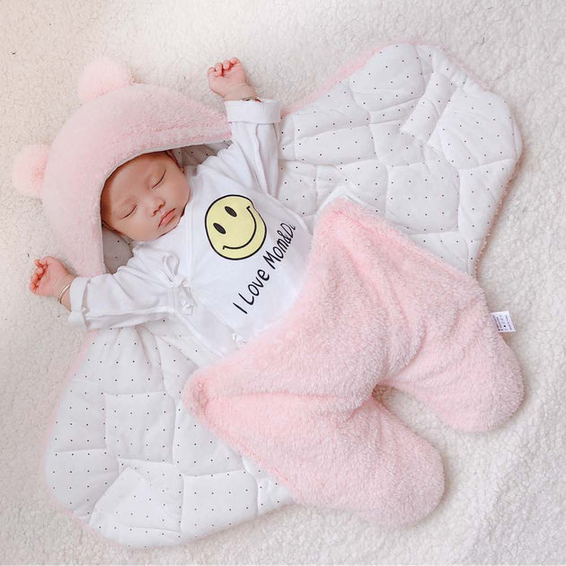 Baby Sleeping Bag Envelope for Newborn Baby Winter Swaddle Blanket - Health and Wellness Innovations