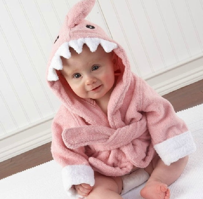 Cartoon Cute Animal Modeling Baby Bath Towels Baby Bathrobes Cotton Children's Bathrobes Baby Hooded - Health and Wellness Innovations