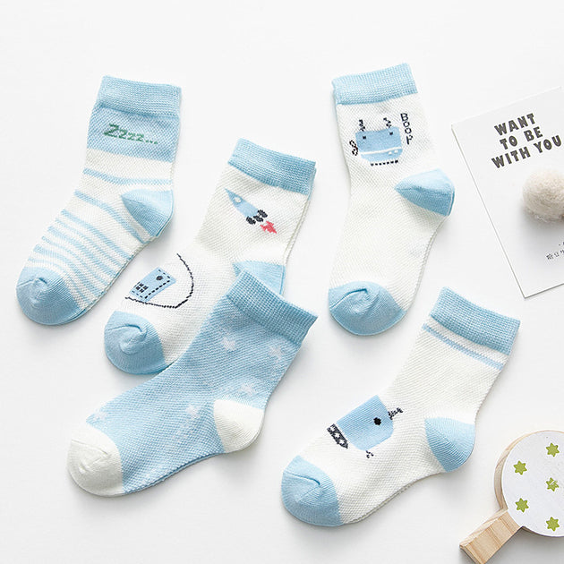 Cotton breathable male and female baby socks - Health and Wellness Innovations