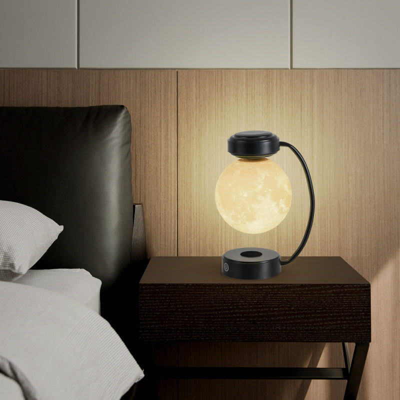 3D LED Moon Night Light Wireless Magnetic Levitating Rotating Floating Ball Lamp For School Office Bookshop Home Decoration - Health and Wellness Innovations