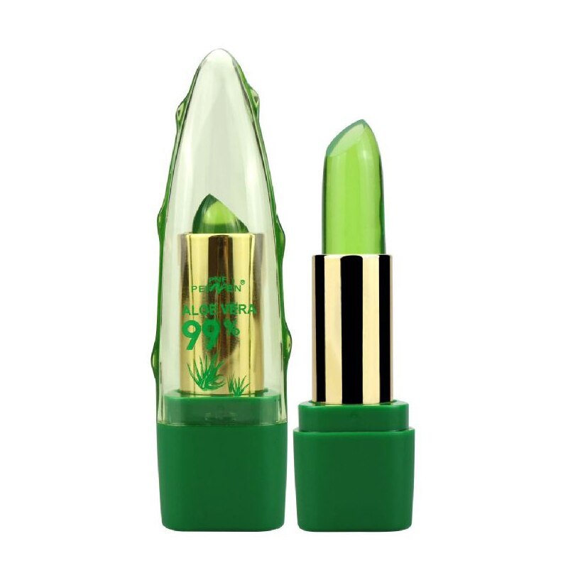 Aloe Vera Gel Color Changing Lipstick Gloss  Moisturizer Anti-drying Desalination Fine-grain Lip Blam Care - Health and Wellness Innovations