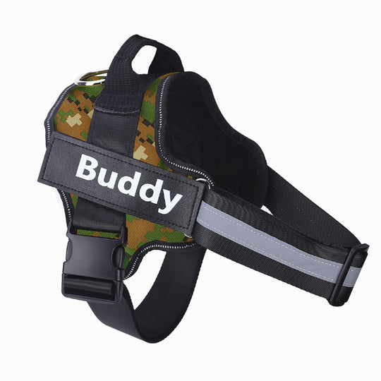 Personalized Dog Harness NO PULL Reflective Breathable Adjustable Pet Harness Vest For Small Large Dog Custom Patch Pet Supplies - Health and Wellness Innovations
