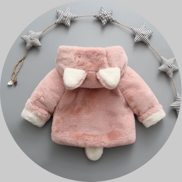 Winter popular girl's plush plush coat baby - Health and Wellness Innovations