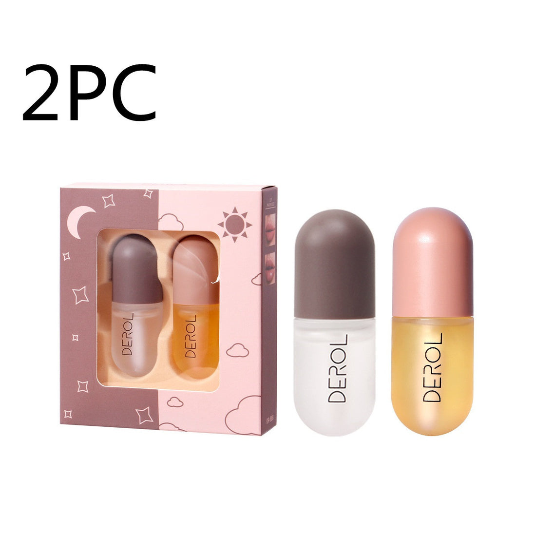 Day Night Instant Volume Lip Plumper Oil Clear Lasting Nourishing Repairing Reduce Lip Fine Line Care Lip Beauty Cosmetic - Health and Wellness Innovations