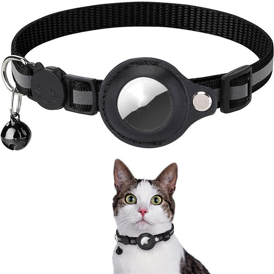 Reflective Collar Waterproof Holder Case For Airtag Air Tag Airtags Protective Cover Cat Dog Kitten Puppy Nylon Collar - Health and Wellness Innovations