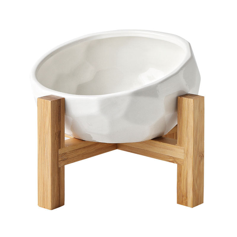 Pet bowl oblique mouth cat bowl food bowl dog bowl method bucket food bowl - Health and Wellness Innovations