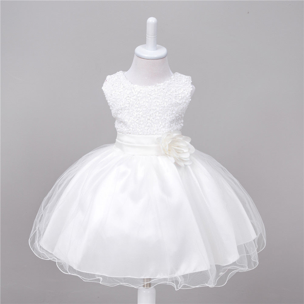 Baby Sequin Dress Flower Girl Wedding Princess Dress - Health and Wellness Innovations