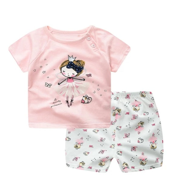 Cartoon Clothing Baby Boy Summer Clothes T-shirt Baby Girl Casual Clothing Sets - Health and Wellness Innovations