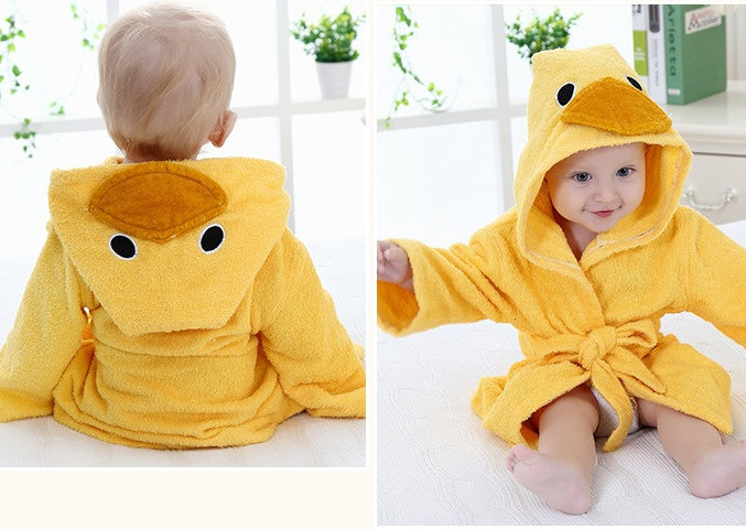Cartoon Cute Animal Modeling Baby Bath Towels Baby Bathrobes Cotton Children's Bathrobes Baby Hooded - Health and Wellness Innovations