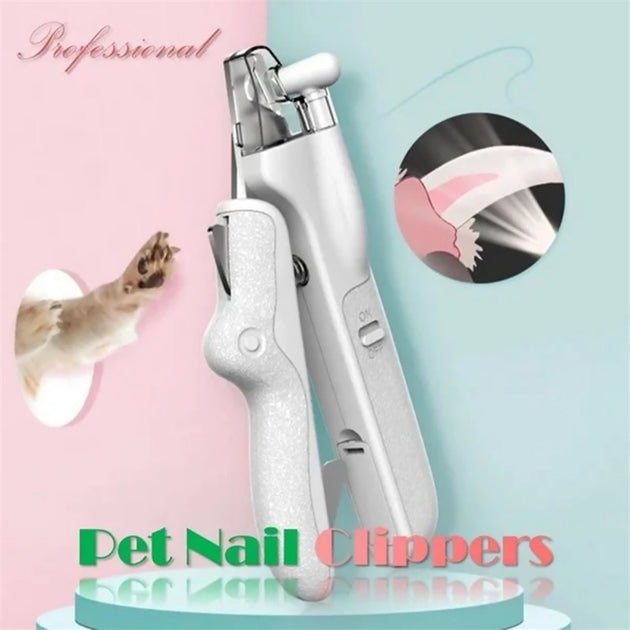 Pet Nail Clippers With LED Light Dogs Cat Nail Scissors Professional Trimmer Tool Care Grooming Supplies - Health and Wellness Innovations