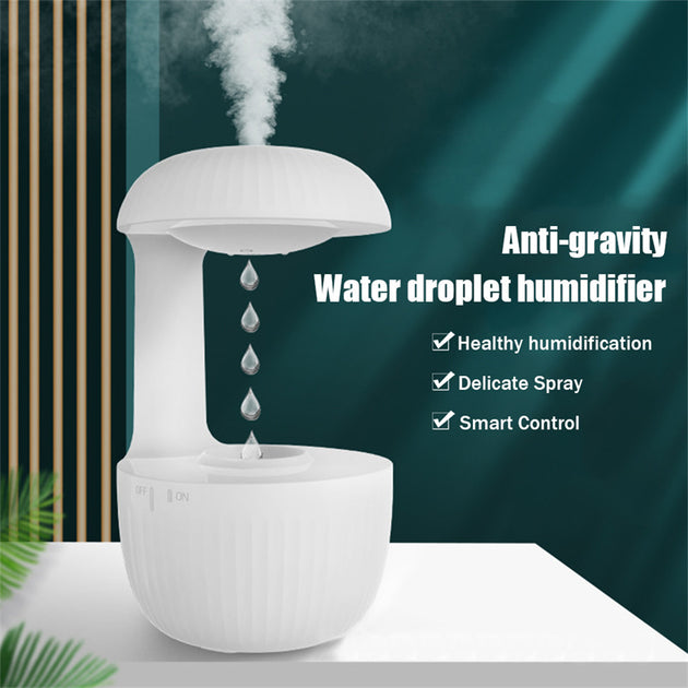 Anti-gravity Air Humidifier Mute Countercurrent Humidifier Levitating Water Drops Cool Mist Maker Fogger Relieve Fatigue - Health and Wellness Innovations
