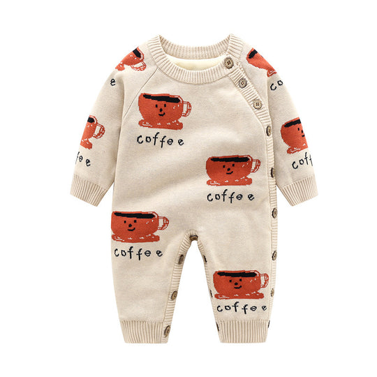 Newborn Baby Clothes Baby Crawling Clothes Thickening Out Baby Harness - Health and Wellness Innovations
