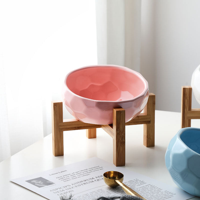 Pet bowl oblique mouth cat bowl food bowl dog bowl method bucket food bowl - Health and Wellness Innovations