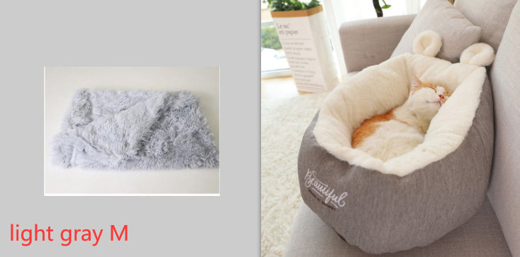 Pet Dog Bed Warming Soft Sleeping Bag Cushion Puppy Kennel - Health and Wellness Innovations
