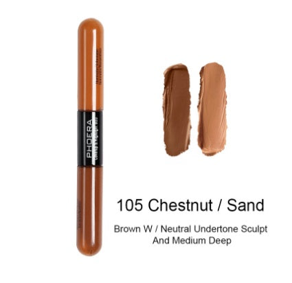 Double Heads Are Suitable For Any Skin Type Natural Color Brightening Liquid Concealer - Health and Wellness Innovations