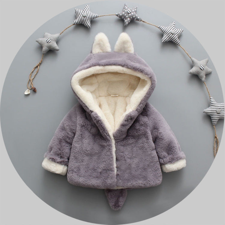 Winter popular girl's plush plush coat baby - Health and Wellness Innovations