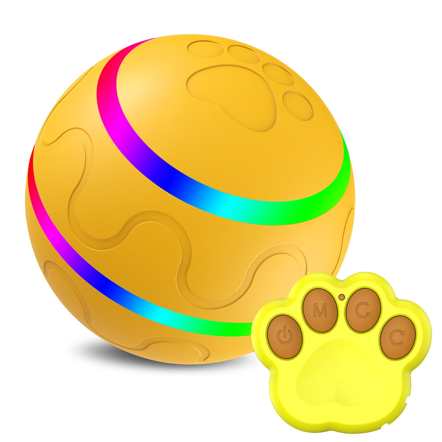 Pet New Cat Wicked Ball Toy Intelligent Ball USB Cat Toys Self Rotating Ball Automatic Rotation Ball - Health and Wellness Innovations