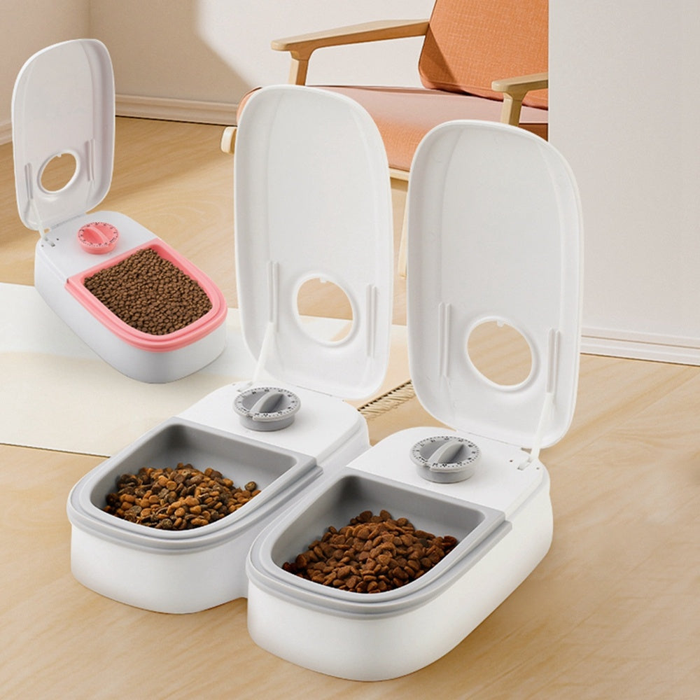Automatic Pet Feeder Smart Food Dispenser For Cats Dogs Timer Stainless Steel Bowl Auto Dog Cat Pet Feeding Pets Supplies - Health and Wellness Innovations