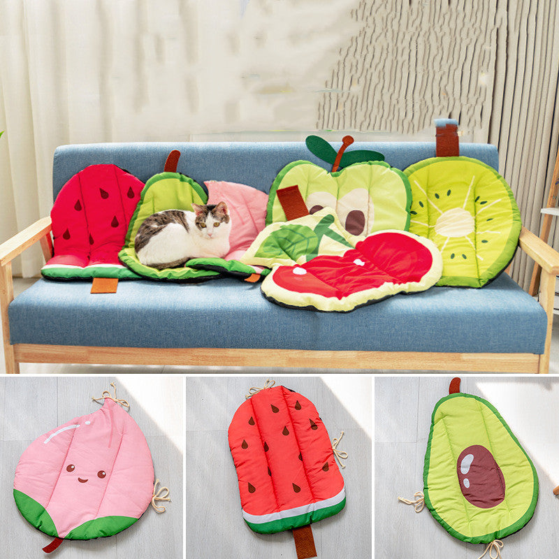 Dog Cooling Mat Pet Beds Cat Rug Ice Silk Pet Self Cooling Pad Blanket Summer Washable Oxford Farbric Cooling Down Summer Fruit - Health and Wellness Innovations