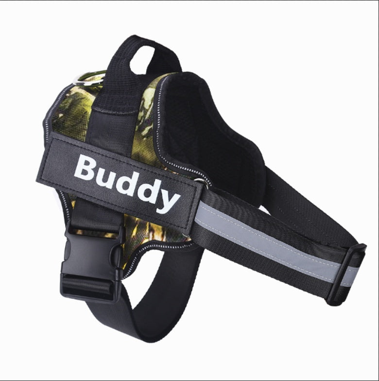 Personalized Dog Harness NO PULL Reflective Breathable Adjustable Pet Harness Vest For Small Large Dog Custom Patch Pet Supplies - Health and Wellness Innovations