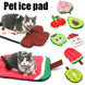 Dog Cooling Mat Pet Beds Cat Rug Ice Silk Pet Self Cooling Pad Blanket Summer Washable Oxford Farbric Cooling Down Summer Fruit - Health and Wellness Innovations