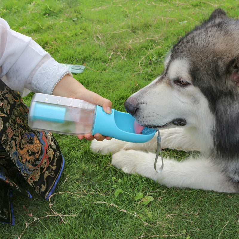 Portable Cat Dog Water Bottle Food Feeder Drinker Poop Dispenser 3 In 1 Leak-proof Multifunctional Dog Water Bottle Pet Products - Health and Wellness Innovations