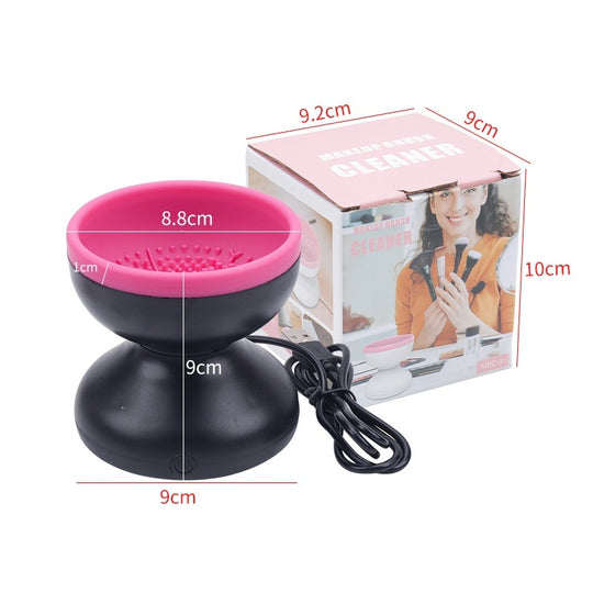 Electric Makeup Brush Cleaner Machine Portable Automatic USB Cosmetic Brush Cleaner Tools For All Size Beauty Makeup Brushes Set - Health and Wellness Innovations