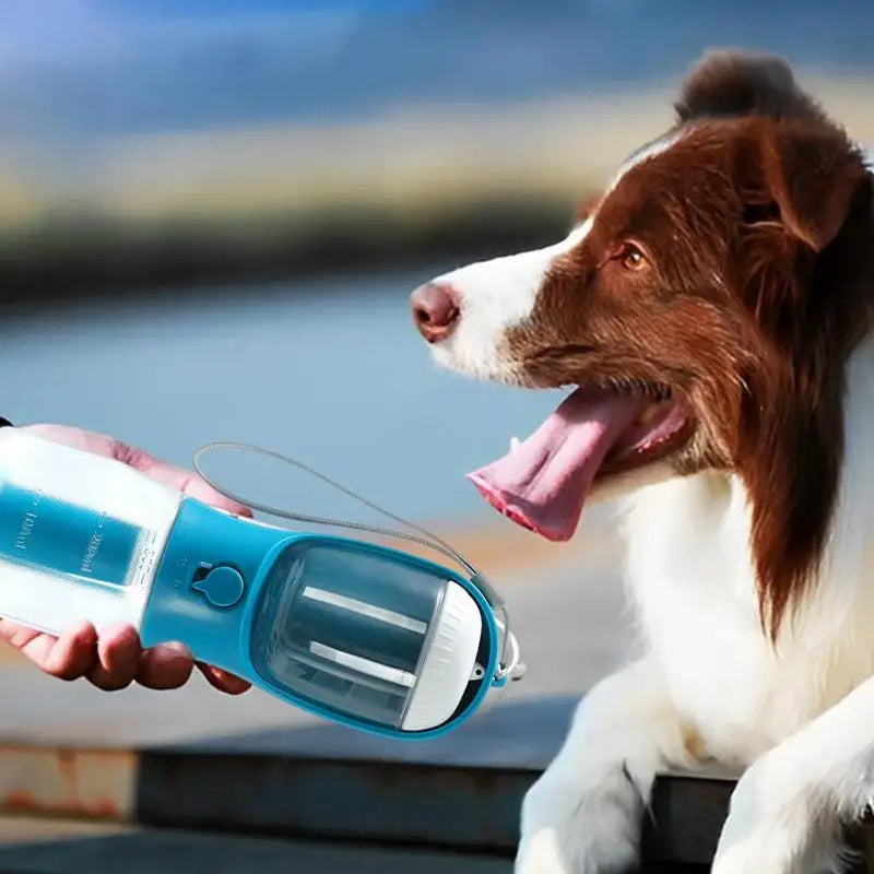 Dog Water Cup Drinking Food Garbage Bag Three-in-one Portable Small Multi-functional Pet Cups Pets Supplies - Health and Wellness Innovations