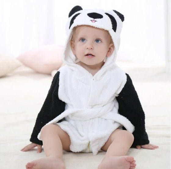 Cartoon Cute Animal Modeling Baby Bath Towels Baby Bathrobes Cotton Children's Bathrobes Baby Hooded - Health and Wellness Innovations