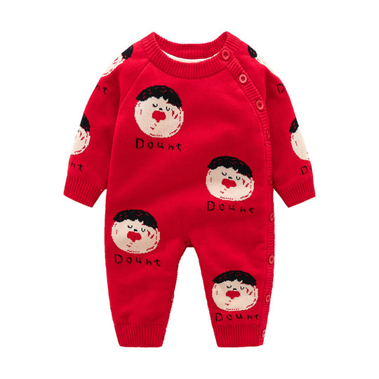 Newborn Baby Clothes Baby Crawling Clothes Thickening Out Baby Harness - Health and Wellness Innovations