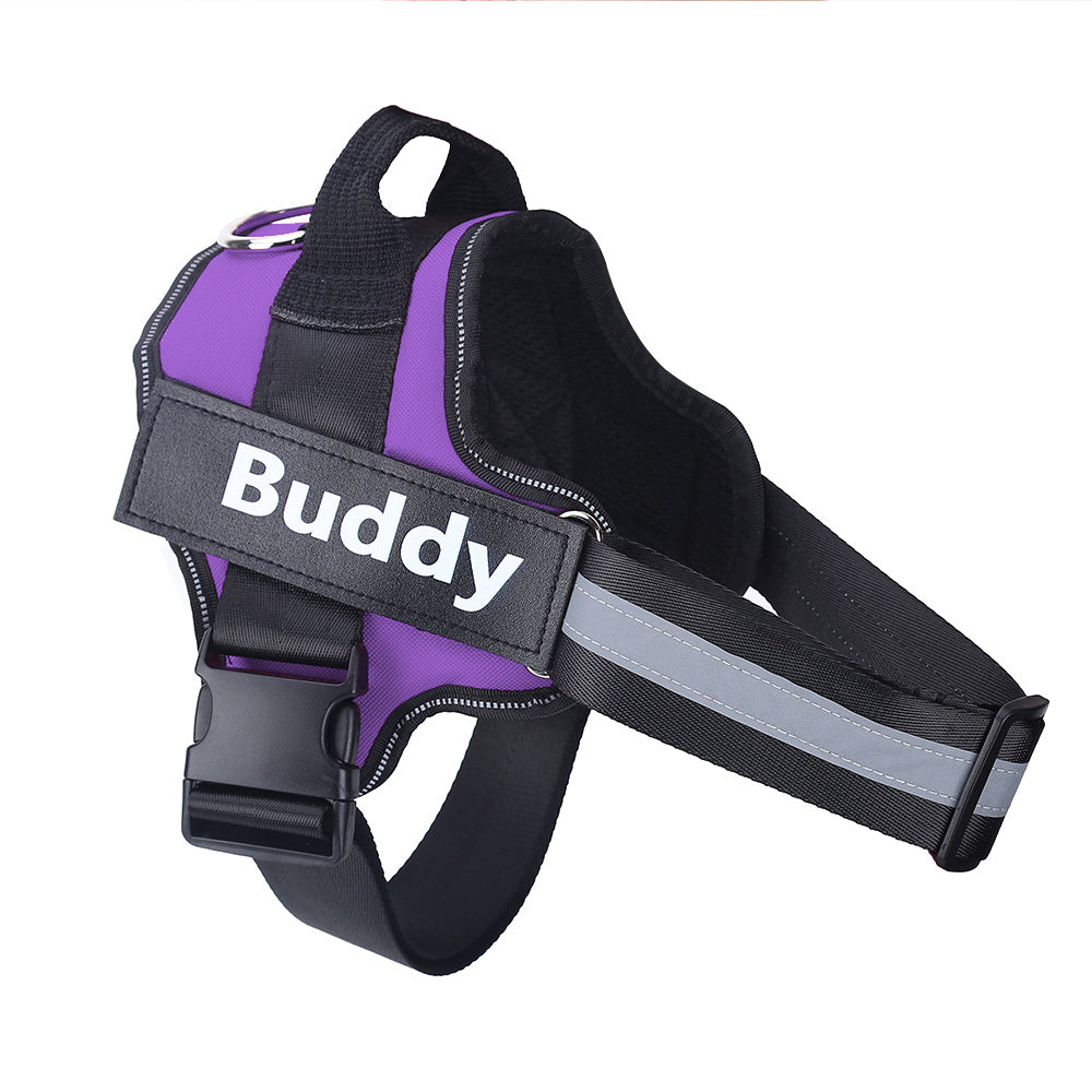 Personalized Dog Harness NO PULL Reflective Breathable Adjustable Pet Harness Vest For Small Large Dog Custom Patch Pet Supplies - Health and Wellness Innovations