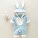 The new cotton padded cotton baby romper thickened chinchilla hooded cotton baby Onesies newborn go climbing clothes - Health and Wellness Innovations