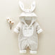 The new cotton padded cotton baby romper thickened chinchilla hooded cotton baby Onesies newborn go climbing clothes - Health and Wellness Innovations