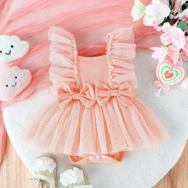 Jumpsuit Baby Net Skirt Princess Poris Dress Baby Skirt Baby Body Pants Jumpsuit - Health and Wellness Innovations