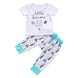 Newborn Baby Clothes Set T-shirt Tops Pants Little Boys and Girls Outfits - Health and Wellness Innovations