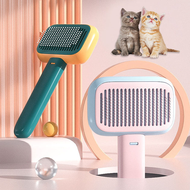 New Pet Cat Dog Hair Brush Hair Massage Comb Open-Knot Brush Grooming Cleaning Tool Stainless Steel Comb - Health and Wellness Innovations