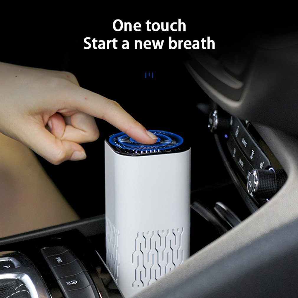 Car Air Purifier Portable Negative Ion Generator Remove Formaldehyde Dust Smoke Air Freshen Washer For Home Car - Health and Wellness Innovations