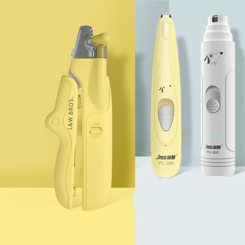 Pet Nail Clippers With LED Light Dogs Cat Nail Scissors Professional Trimmer Tool Care Grooming Supplies - Health and Wellness Innovations