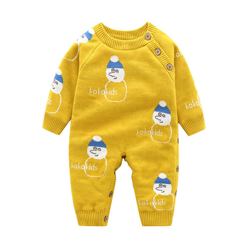 Newborn Baby Clothes Baby Crawling Clothes Thickening Out Baby Harness - Health and Wellness Innovations