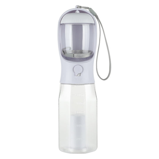 Portable Cat Dog Water Bottle Food Feeder Drinker Poop Dispenser 3 In 1 Leak-proof Multifunctional Dog Water Bottle Pet Products - Health and Wellness Innovations