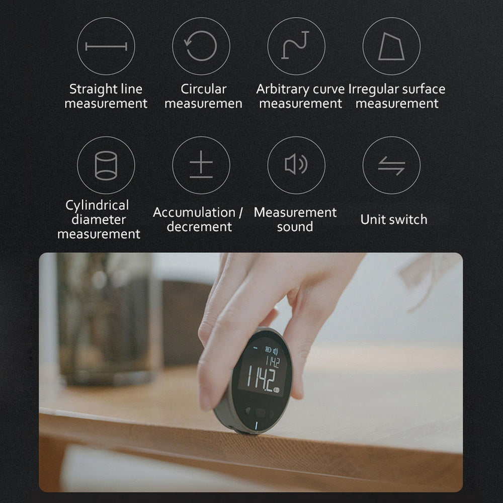 Distance Measuring Instrument Electronic Measuring Ruler Tape Measure High Definition Digital LCD High Precision Electronic Measuring Ruler Tool - Health and Wellness Innovations