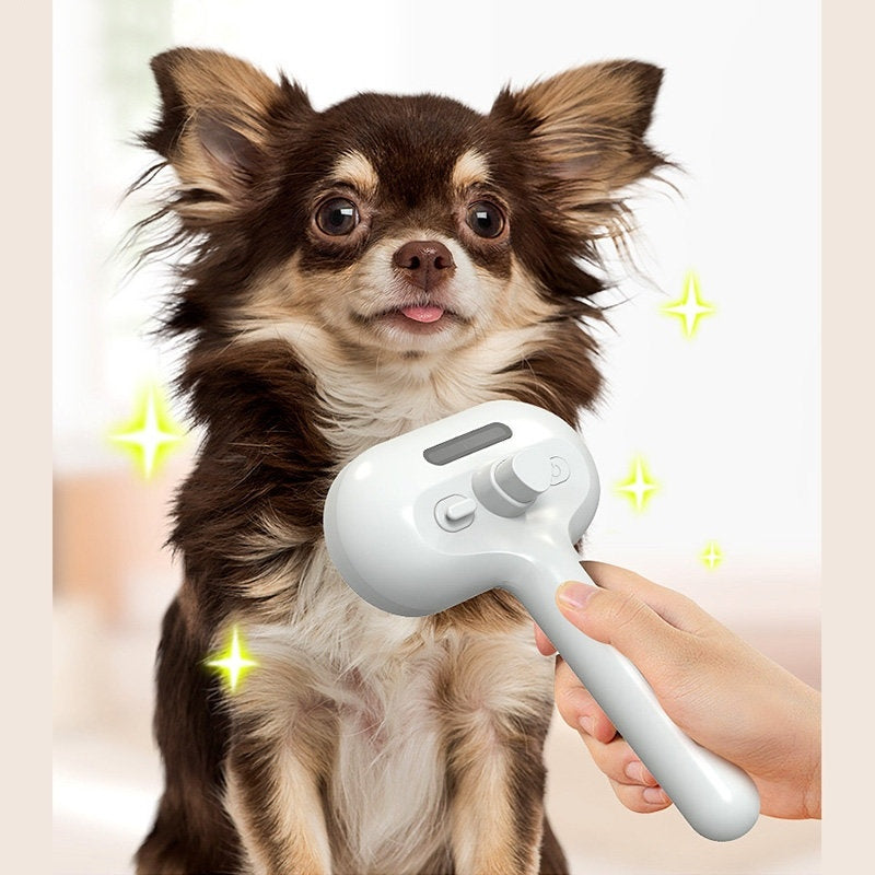 Pet Comb Self Cleaning Pets Hair Remover Brush For Dogs Grooming Tools Dematting Comb Built-in Mist Humidifier Pet Products - Health and Wellness Innovations