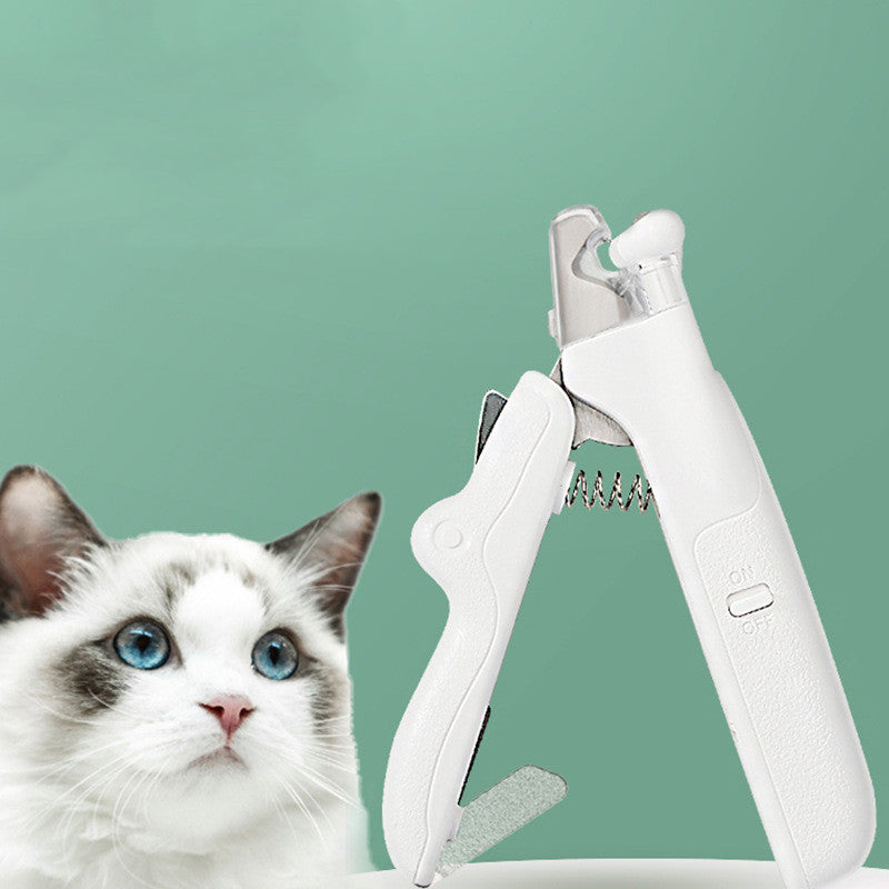 Pet Nail Clippers With LED Light Dogs Cat Nail Scissors Professional Trimmer Tool Care Grooming Supplies - Health and Wellness Innovations