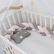 Baby Bumper Bed Braid Knot Pillow Cushion Bumper for Infant cuna Bebe lit Crib Protector Cot Bumper Room Decor - Health and Wellness Innovations