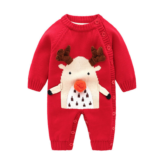Newborn Baby Clothes Baby Crawling Clothes Thickening Out Baby Harness - Health and Wellness Innovations