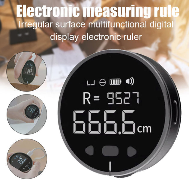 Distance Measuring Instrument Electronic Measuring Ruler Tape Measure High Definition Digital LCD High Precision Electronic Measuring Ruler Tool - Health and Wellness Innovations