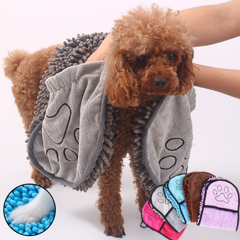Dogs Cats Towels Super Absorbent Dog Bathrobe Microfiber Bath Towels Quick-Drying Cat Bath Towel For Pets Towel Dog Towels Pet Products - Health and Wellness Innovations