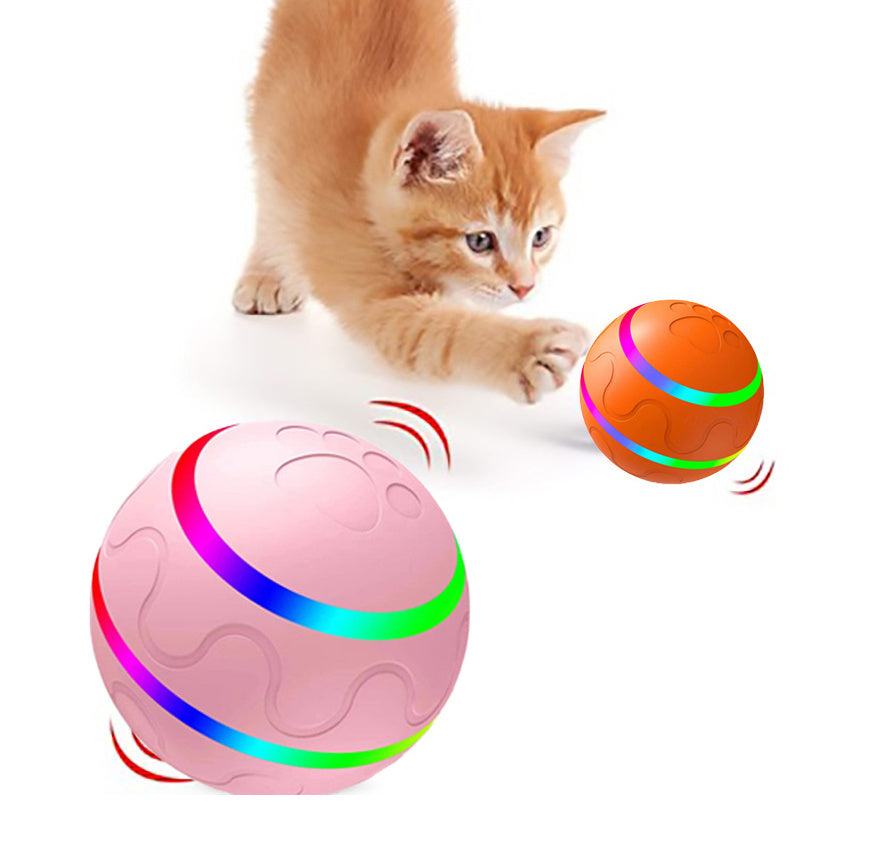 Pet New Cat Wicked Ball Toy Intelligent Ball USB Cat Toys Self Rotating Ball Automatic Rotation Ball - Health and Wellness Innovations