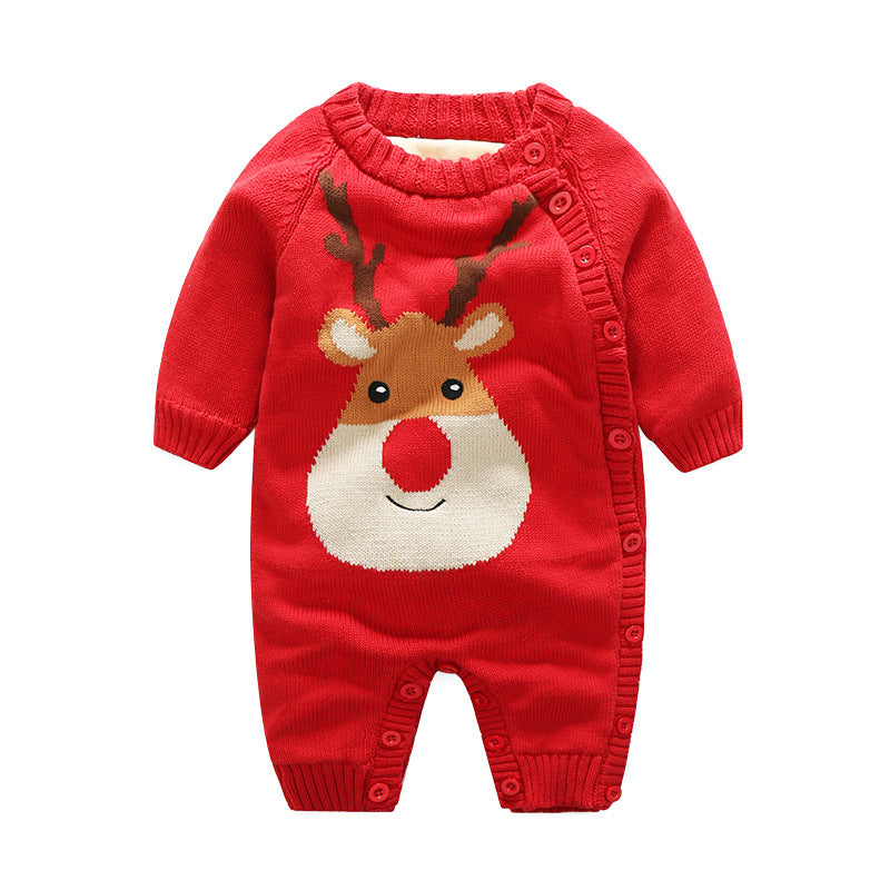 Newborn Baby Clothes Baby Crawling Clothes Thickening Out Baby Harness - Health and Wellness Innovations