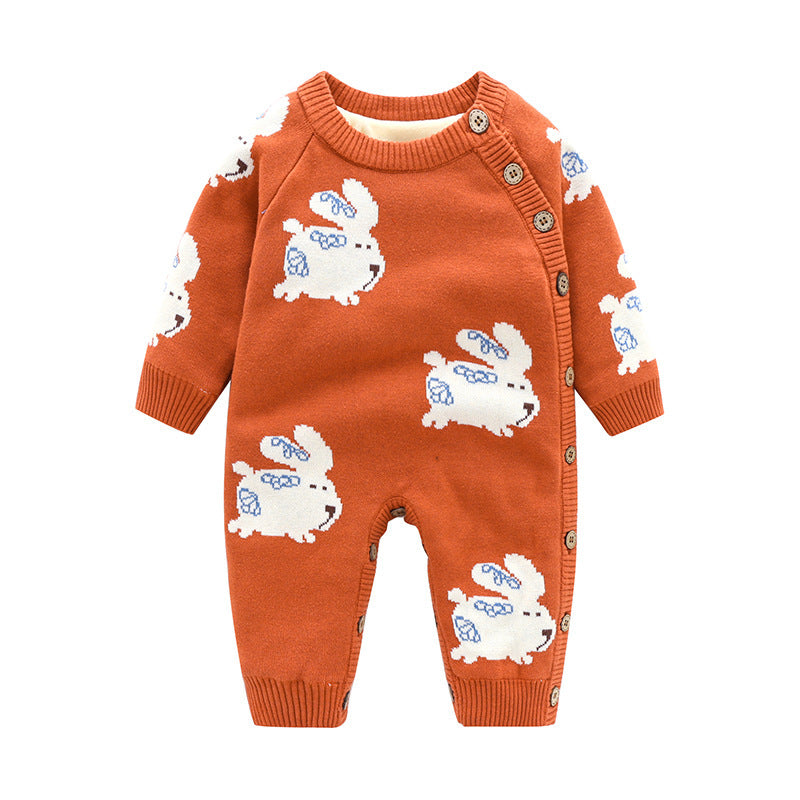 Newborn Baby Clothes Baby Crawling Clothes Thickening Out Baby Harness - Health and Wellness Innovations